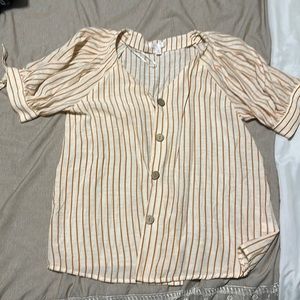 Button Down Summer Blouse